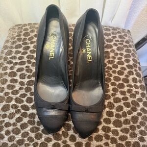 CHANEL Black Elegant Heels